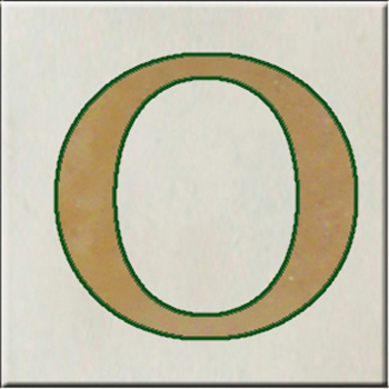Mosaic House Moroccan tile Nora O 1-32-10 White,   Green,   Tan, beige, natural, terracotta   solid hand painted 